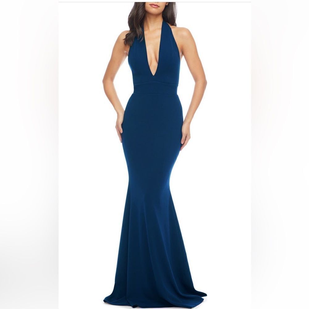 Dress The Population Camden Mermaid Hem Gown NWT